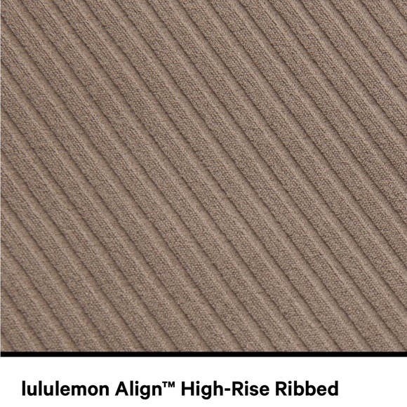 Lululemon Align Ribbed High-rise Pant 25” in Mango Dream size 6 - Picture 8 of 9